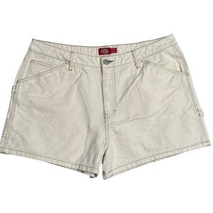 Dickies Jerry Leigh Y2K Cream & Contrast thread Carpenter Cargo Shorts 15/32